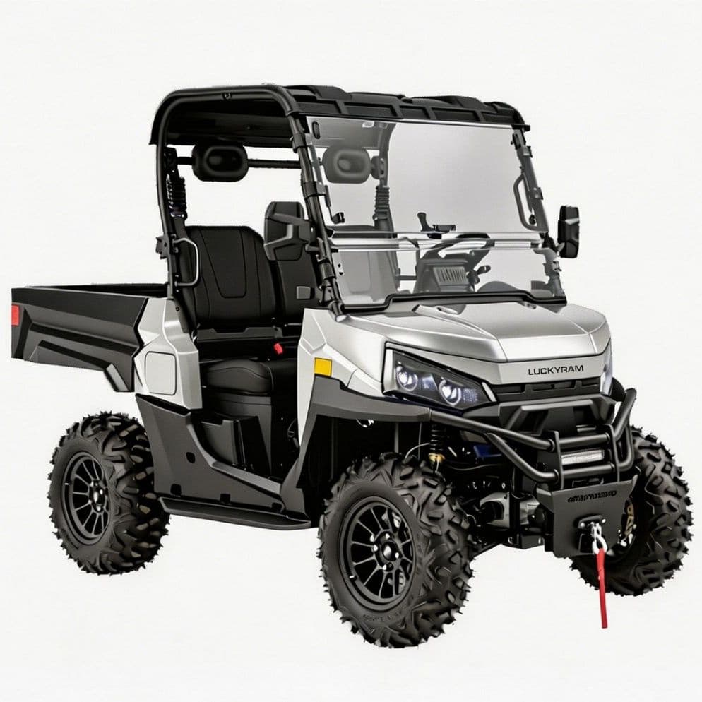 Motor AC 10KW 4WD electric UTV 1000kg Tractare pentru ranch de vanatoare