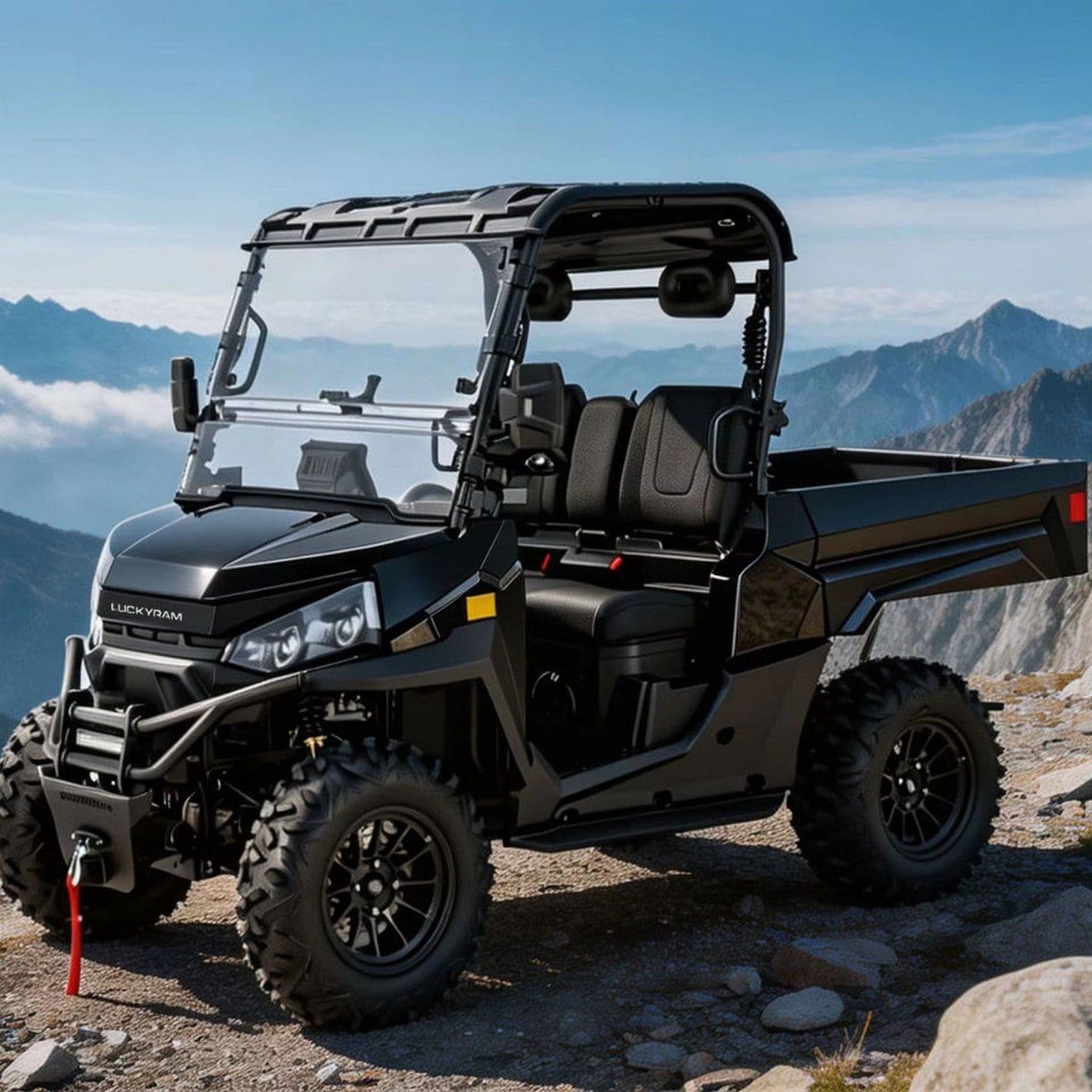 UTV electric 4WD pentru fermă Anvelope de teren de 14 inci, 350 kg