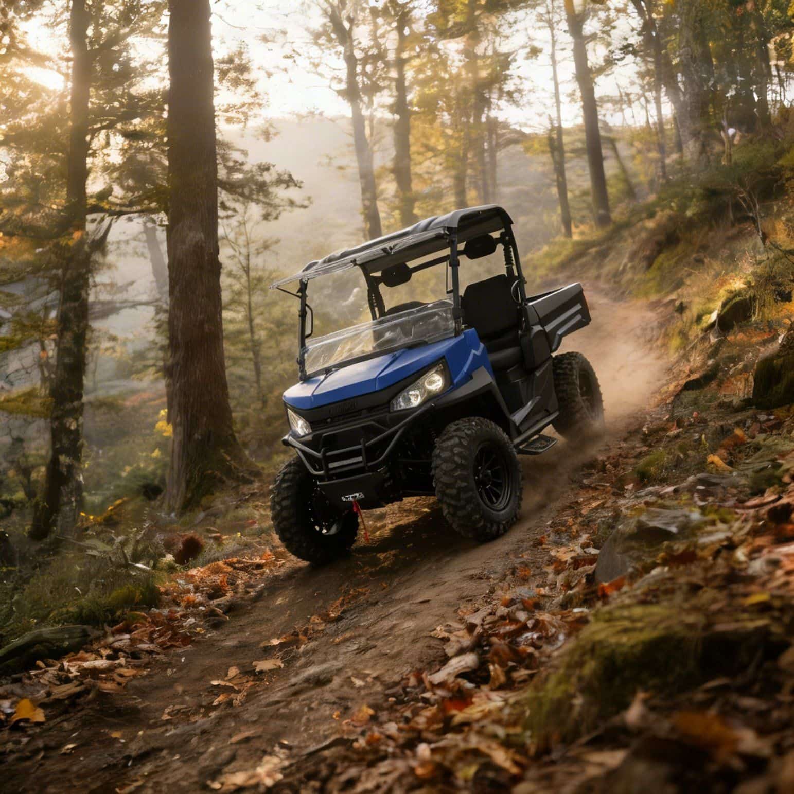 4WD UTV 73.6V 20KW Putere de vârf 400A Controler 350kg Basculant