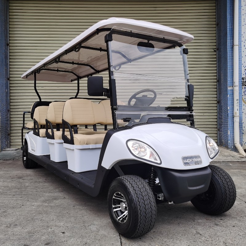Coș de golf electric cu 6 locuri cu baterie de litiu