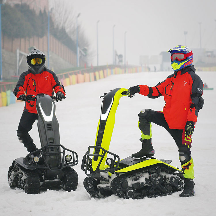 Vehicul de divertisment ATV cu moto de zăpadă de teren cu dublă cale multifuncțională puternic de 72 de volți