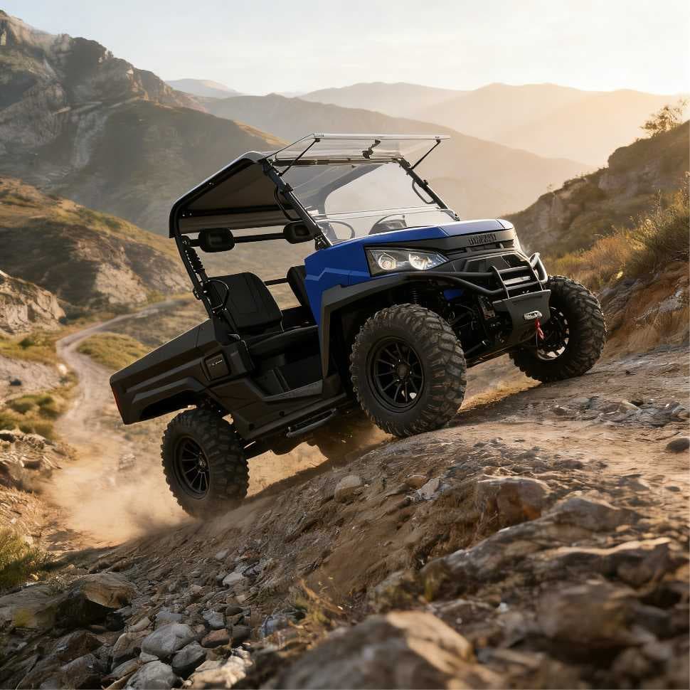 73.6V 150Ah 4WD electric UTV PKE EPS fără cheie pentru vânătoarea la fermă