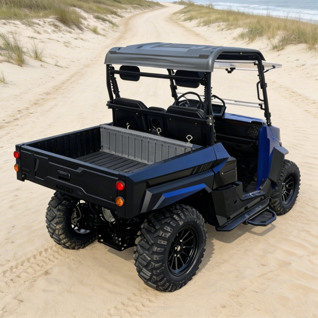 UTV electric 4WD pentru șantier Anvelope de 14 inchi 73,6V 20KW Putere de vârf