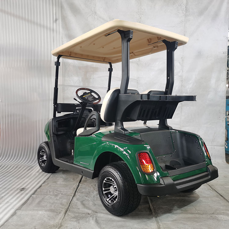 Cărucior de golf electric cu două locuri de gamă înaltă, echipat cu baterie cu litiu
