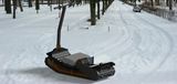 Utilitate puternică Transport de zăpadă Snowfox Fermii pe șenile Snowmobil electric